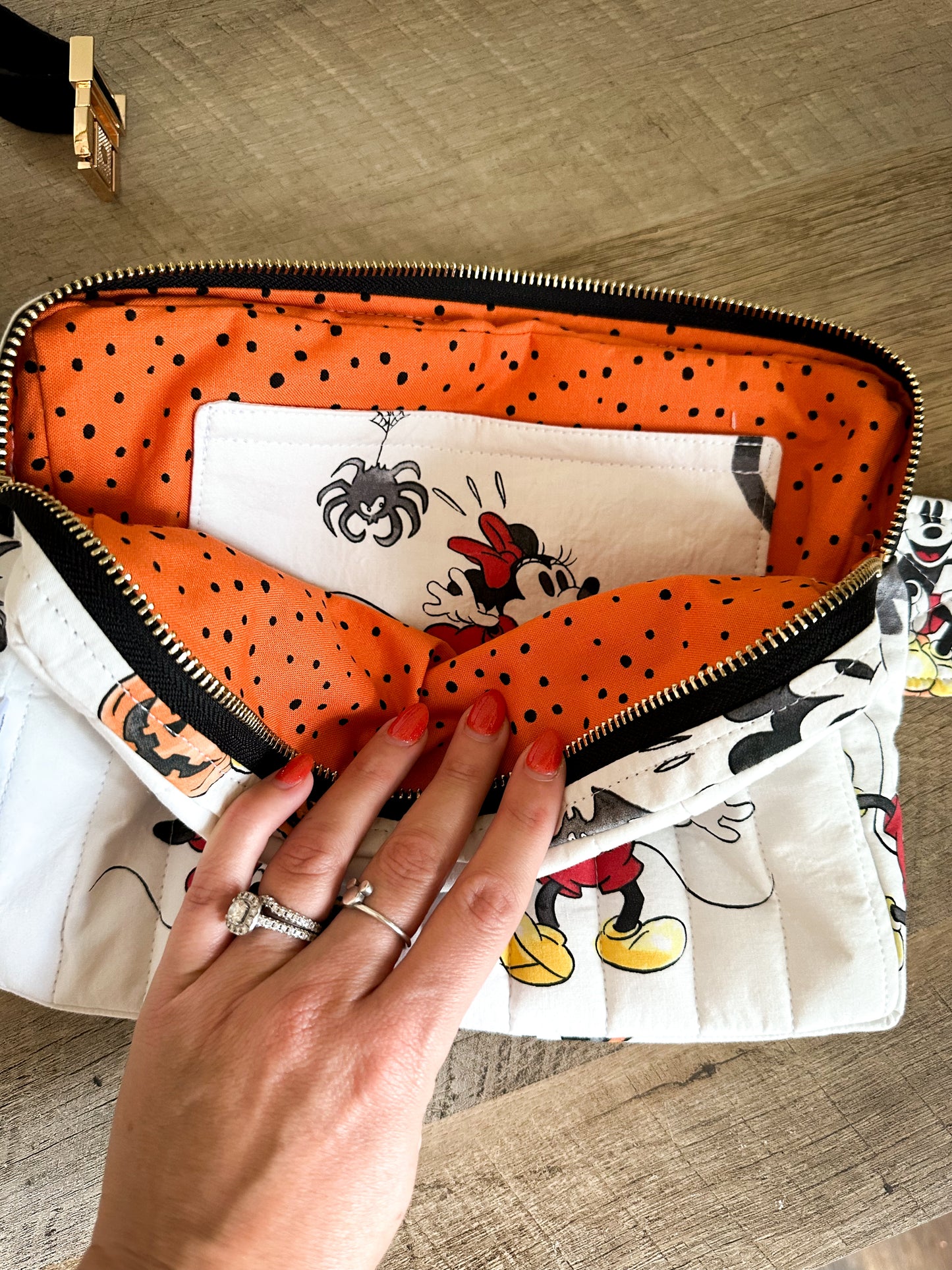 Spooky Mouse Poppin Park Pouch