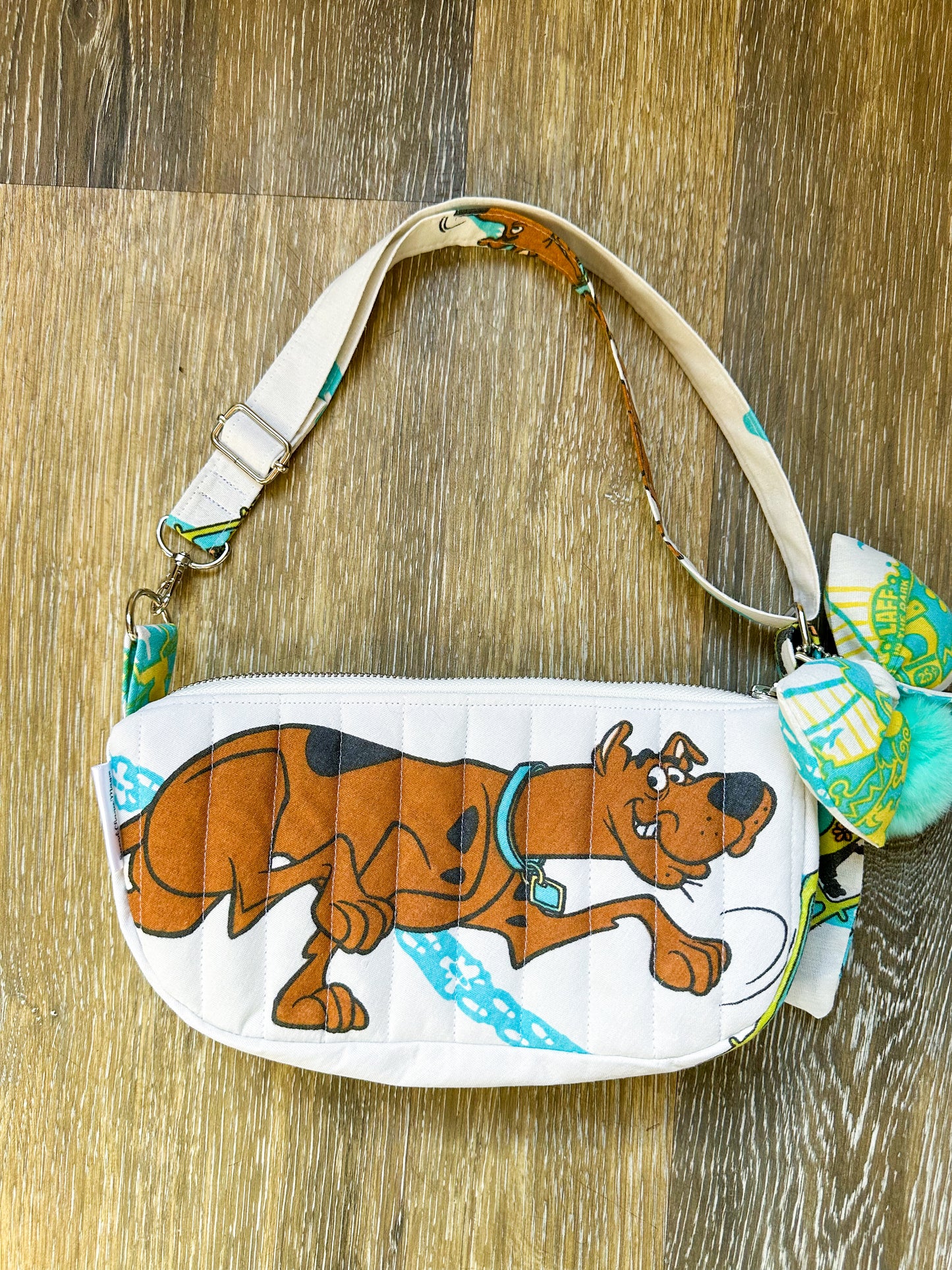Mystery Dog Crescent Bag