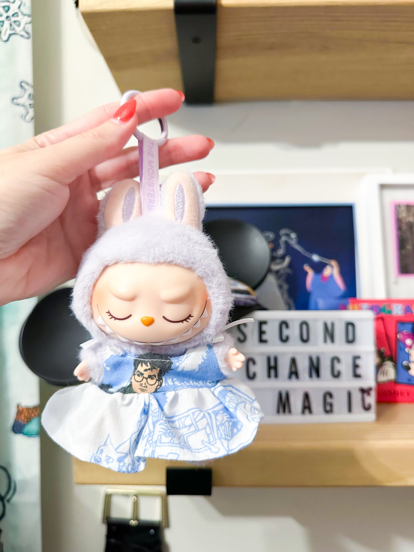 Wizard Boy Labubu Bedsheet Dress