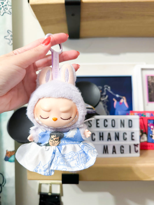 Wizard Boy Labubu Bedsheet Dress
