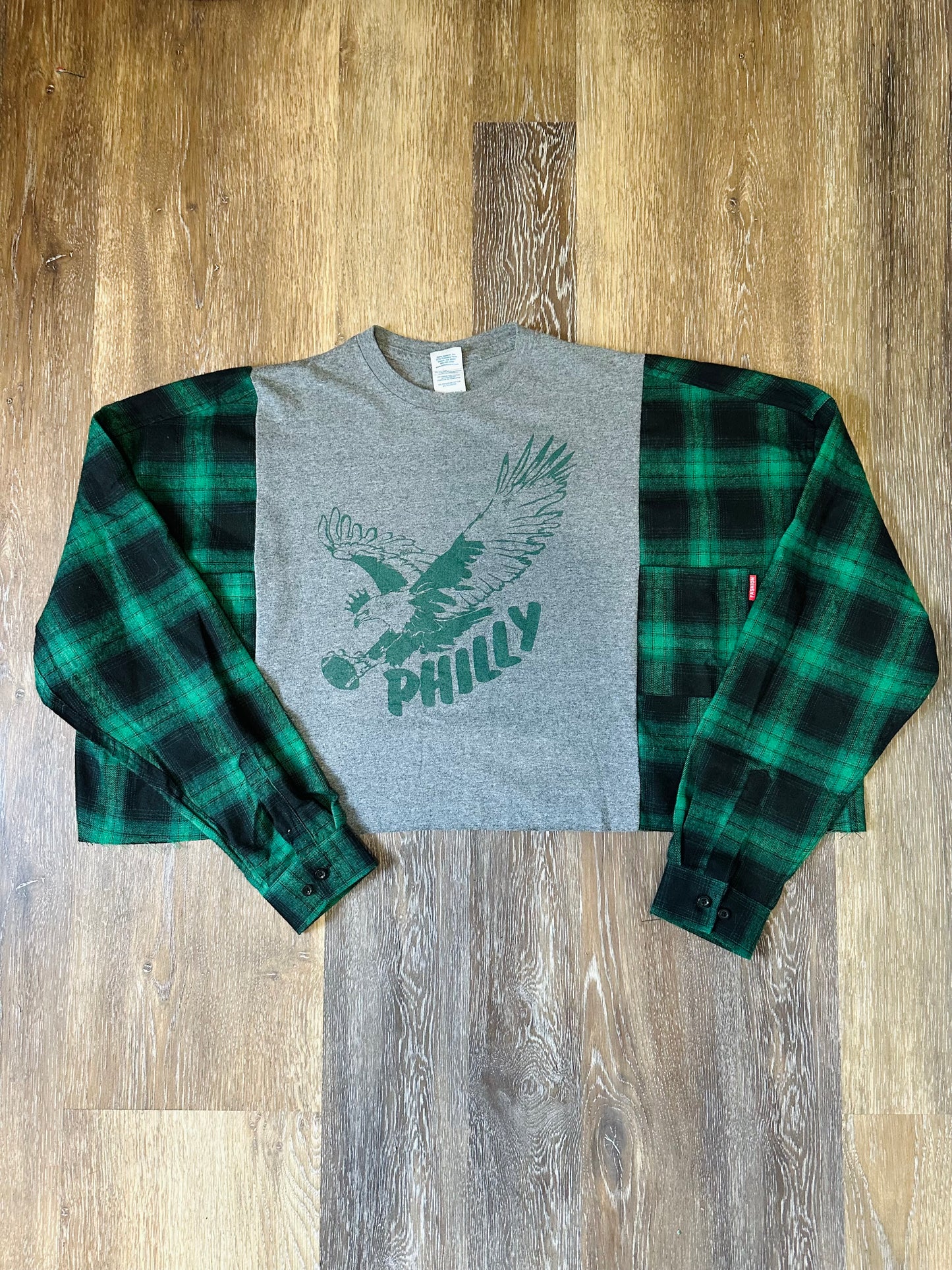 Philly Plaid Tee Rework & Matching Knot Headband